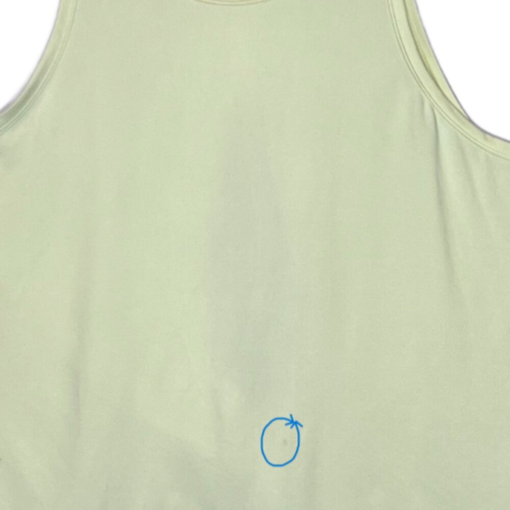 Fabletics Dry-Flex Open Back Tank Oats Cream Sz XL - Picture 8 of 8